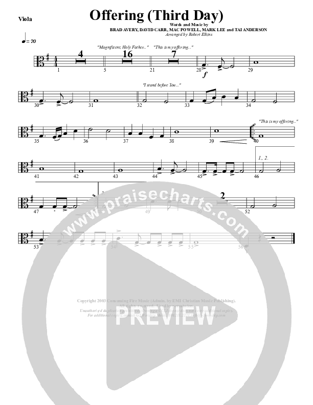 Offering Viola (G3 Worship)