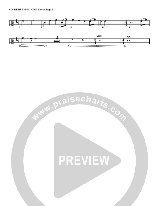 Oh Redeeming One Viola (G3 Worship)