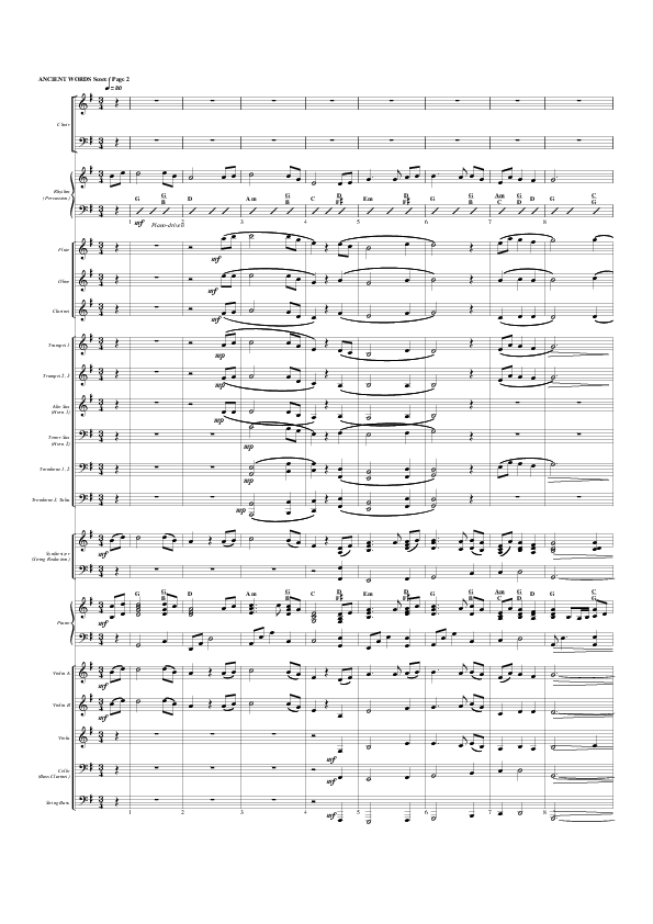 Ancient Words Conductor's Score (G3 Worship)