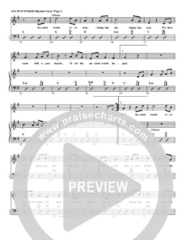 Ancient Words Rhythm/Vocal (G3 Worship)