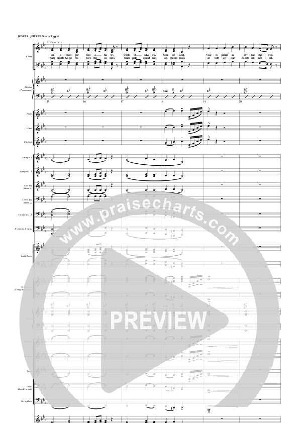 Joyful Joyful We Adore Thee Conductor's Score (G3 Worship)