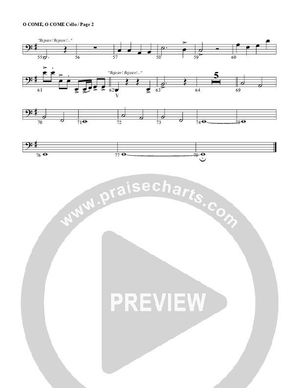 O Come O Come Emmanuel Cello (G3 Worship)