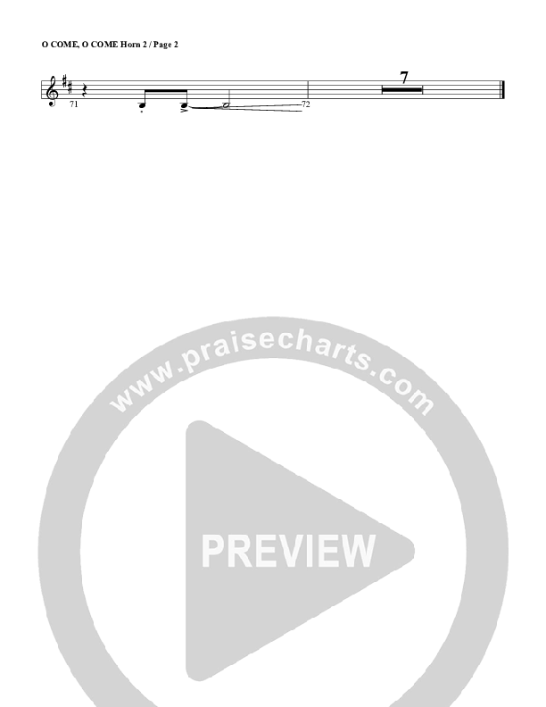 O Come O Come Emmanuel French Horn 2 (G3 Worship)