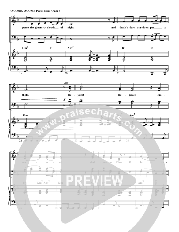 O Come O Come Emmanuel Piano/Vocal (G3 Worship)