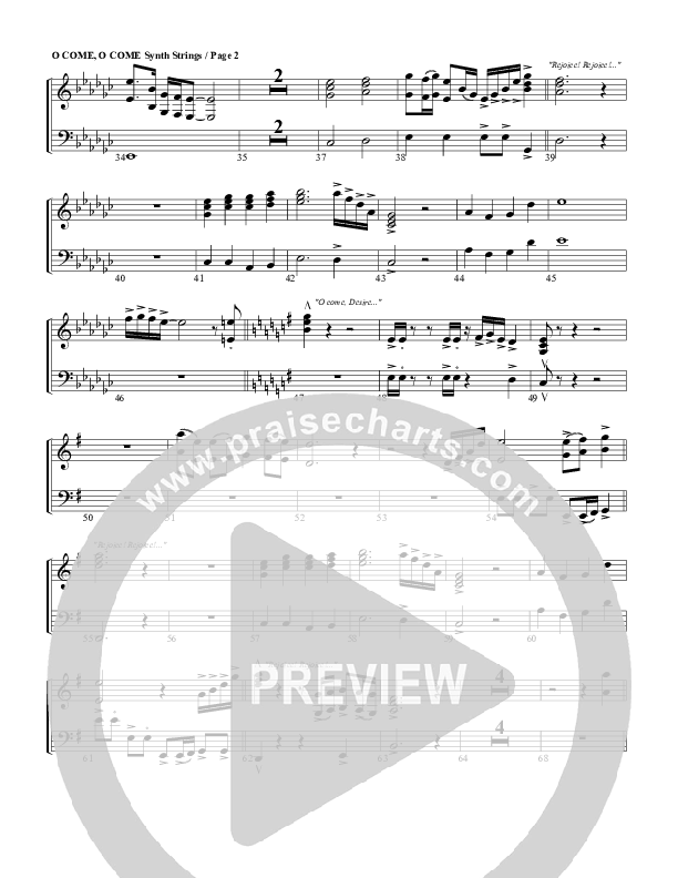 O Come O Come Emmanuel Synth Strings (G3 Worship)