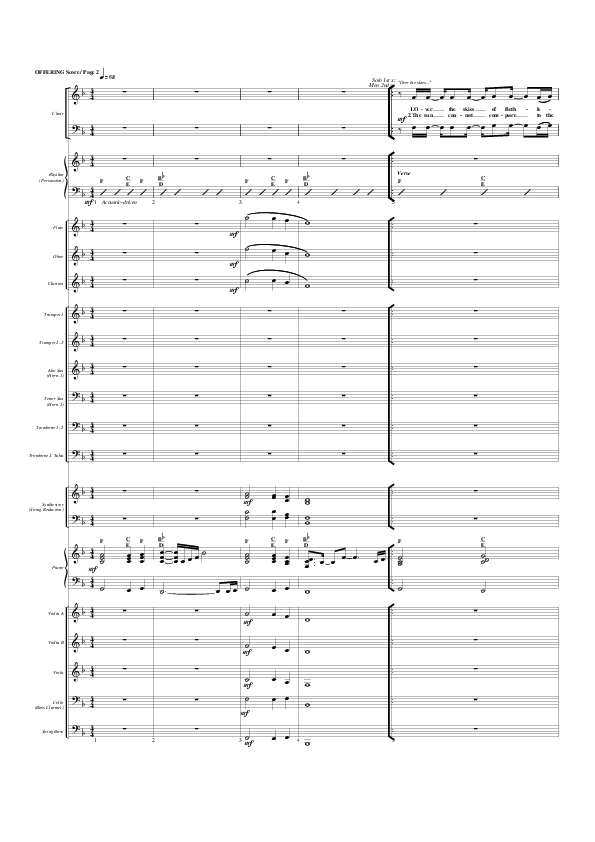 Offering Conductor's Score (G3 Worship)