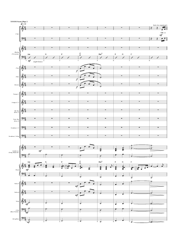 To You Orchestration (G3 Worship)