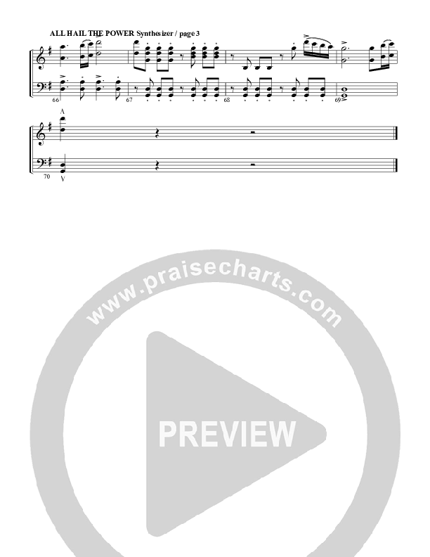 All Hail The Power Of Jesus Name Synth Strings (G3 Worship)