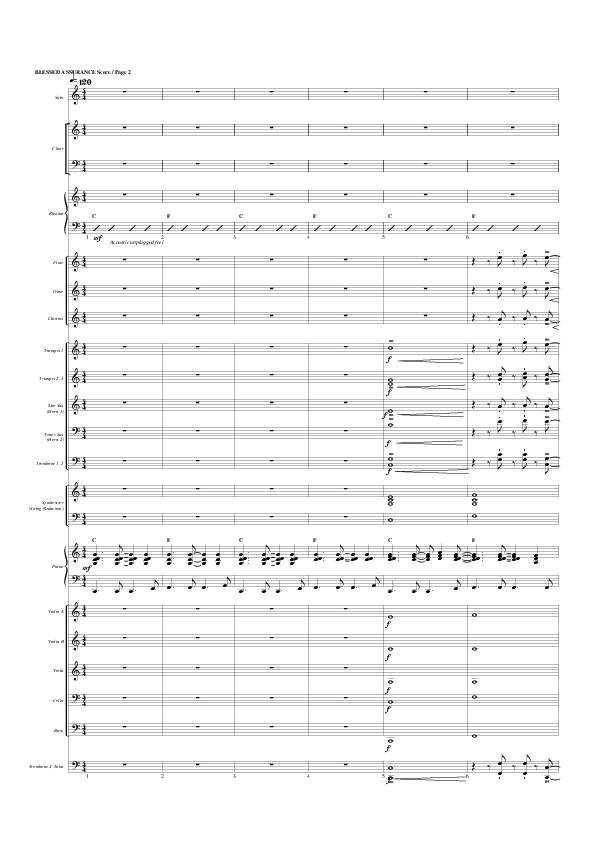 Blessed Assurance Conductor's Score (G3 Worship)