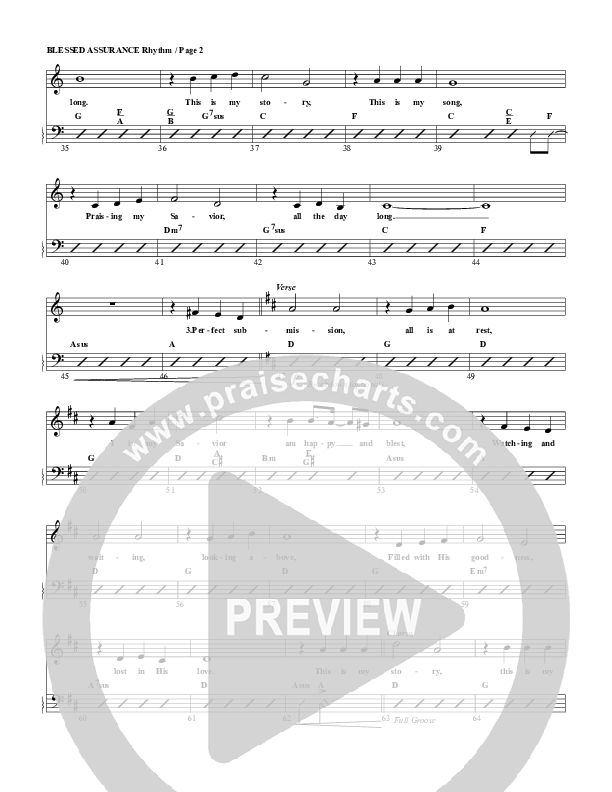 Blessed Assurance Percussion (G3 Worship)