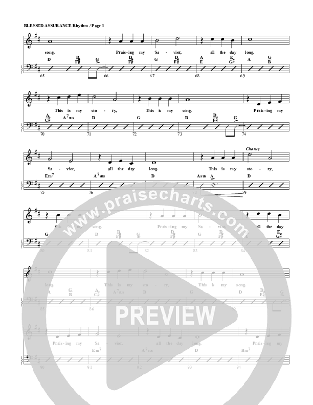 Blessed Assurance Percussion (G3 Worship)