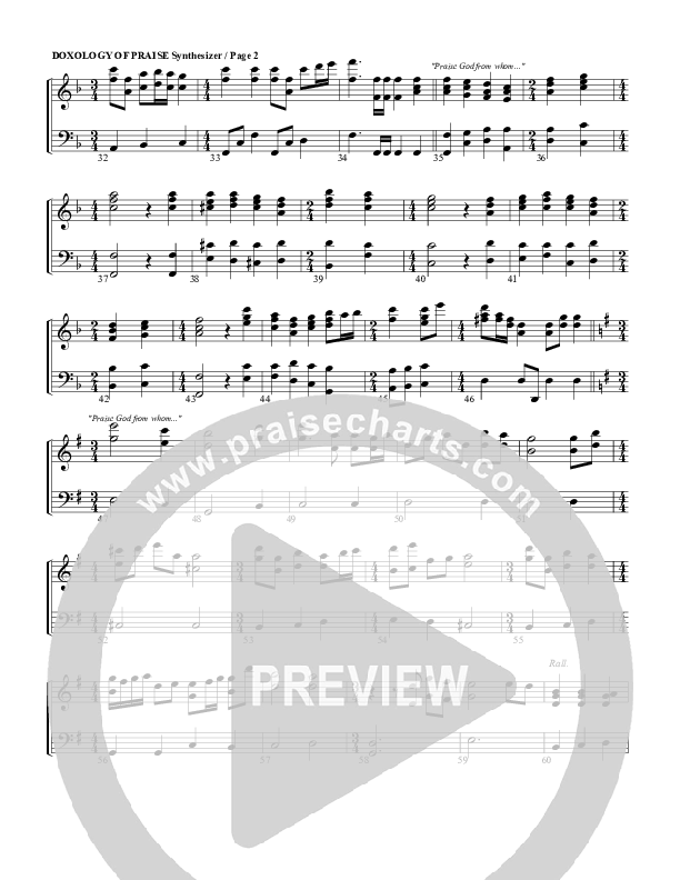 A Doxology Of Praise Synth Strings (G3 Worship)