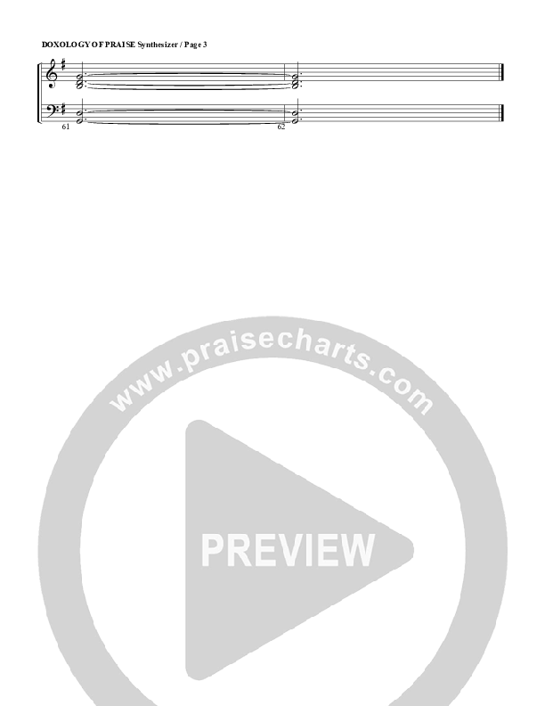 A Doxology Of Praise Synth Strings (G3 Worship)