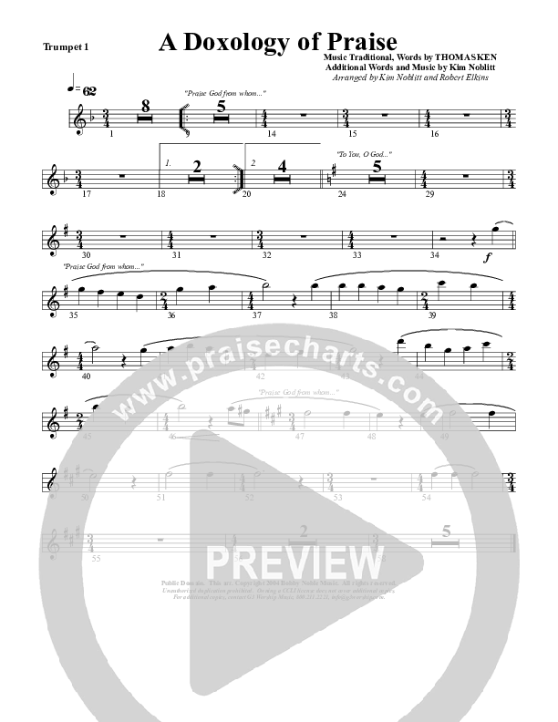 A Doxology Of Praise Trumpet 1 (G3 Worship)