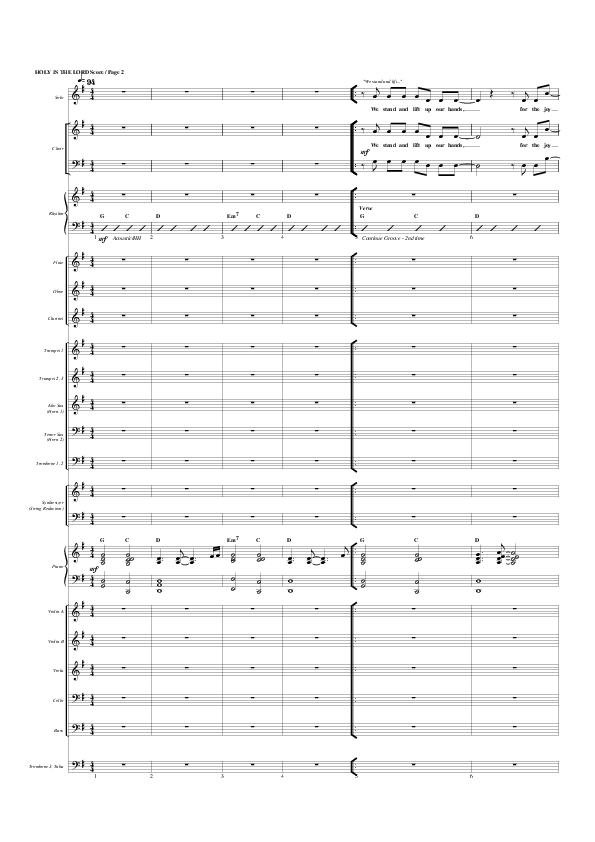 Holy Is The Lord Orchestration (G3 Worship)