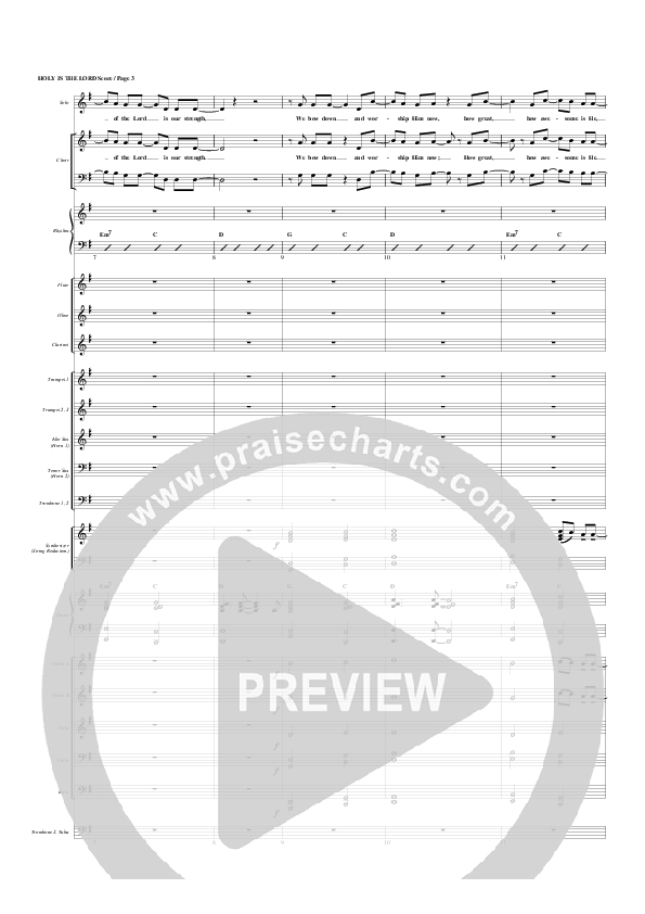 Holy Is The Lord Orchestration (G3 Worship)