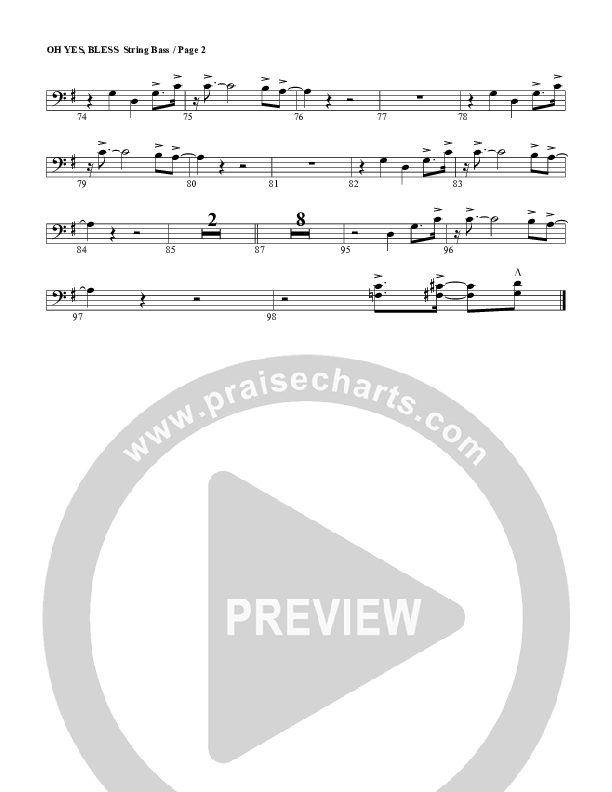 Oh Yes Bless Double Bass (G3 Worship)