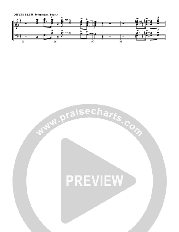 Oh Yes Bless Synth Strings (G3 Worship)