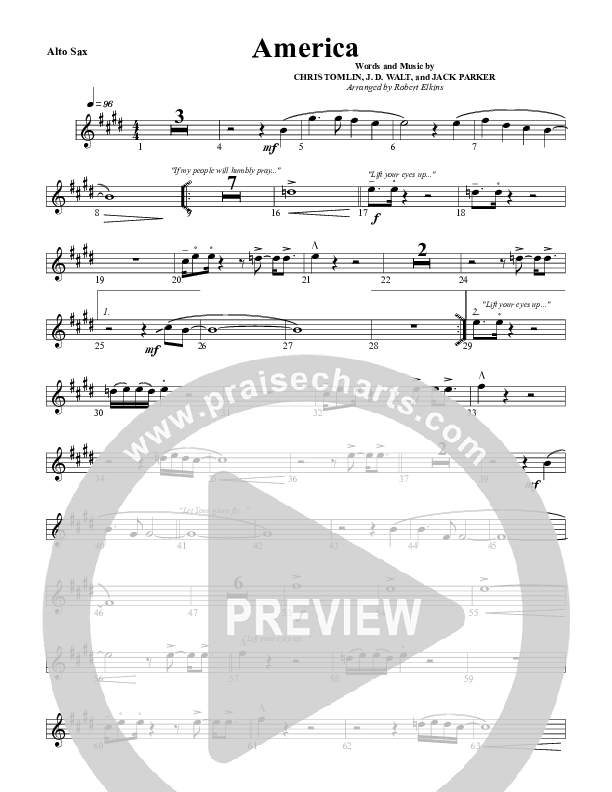 America Alto Sax (G3 Worship)