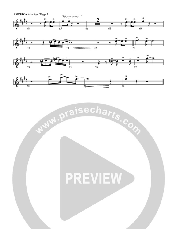 America Alto Sax (G3 Worship)