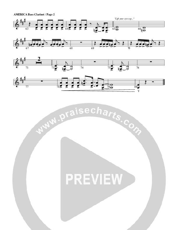 America Bass Clarinet (G3 Worship)