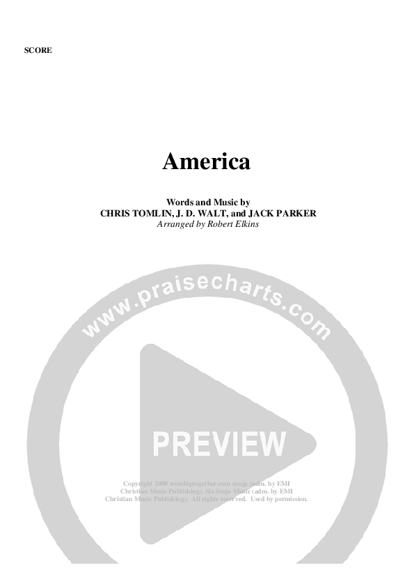America Cover Sheet (G3 Worship)