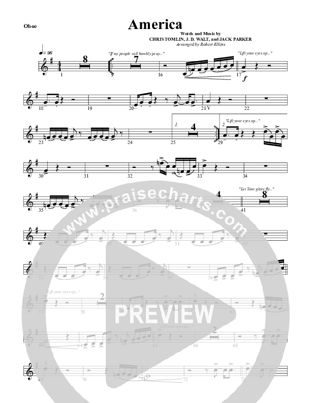 America Oboe (G3 Worship)