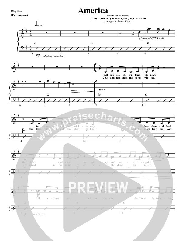 America Percussion (G3 Worship)