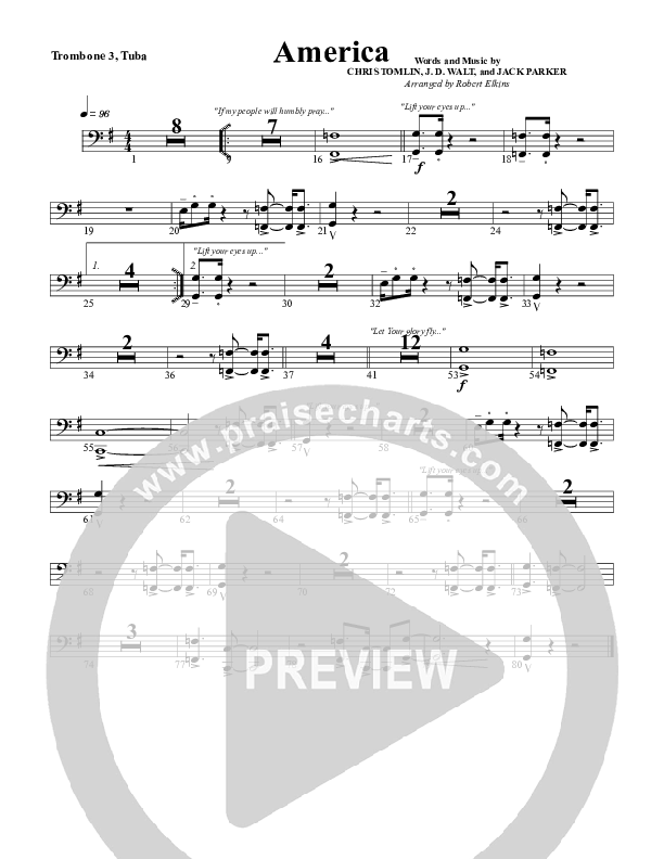 America Trombone 3 (G3 Worship)