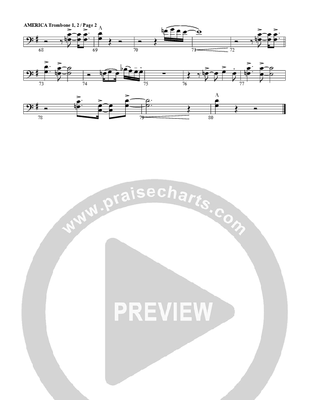 America Trombone (G3 Worship)