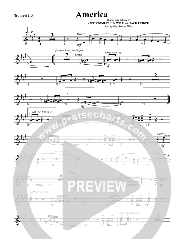 America Trumpet 2/3 (G3 Worship)