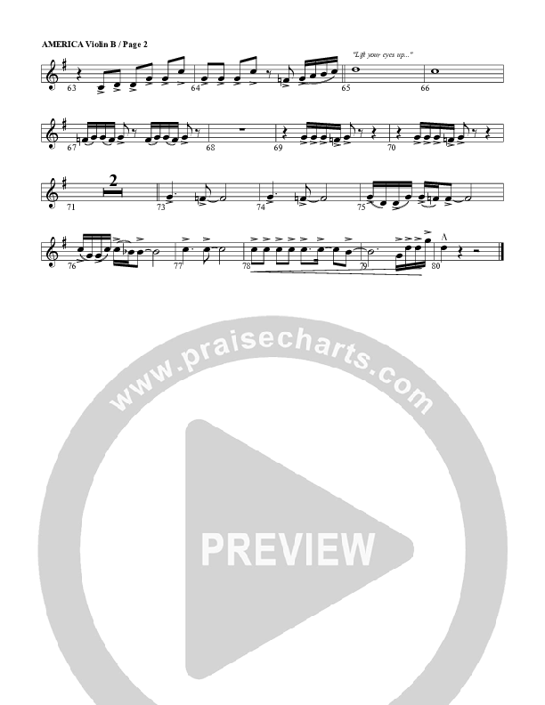America Violin 2 (G3 Worship)