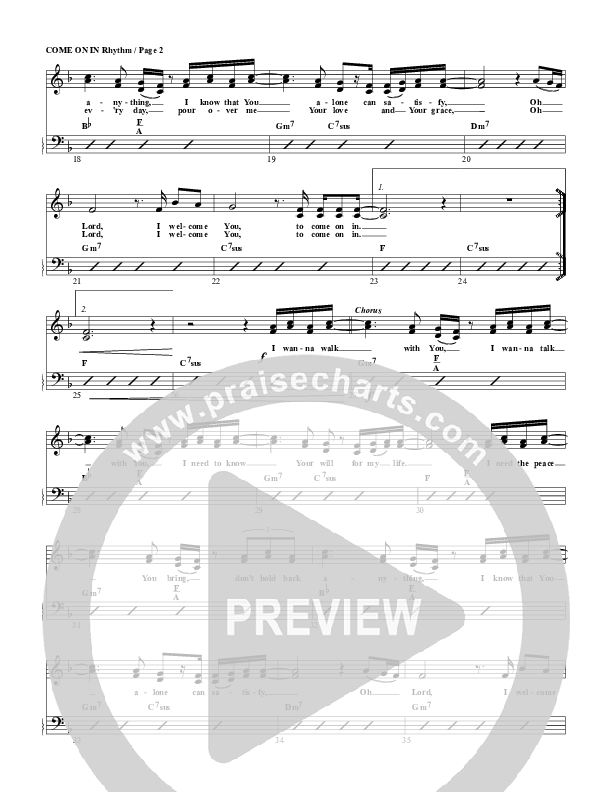 Come On In Percussion (G3 Worship)