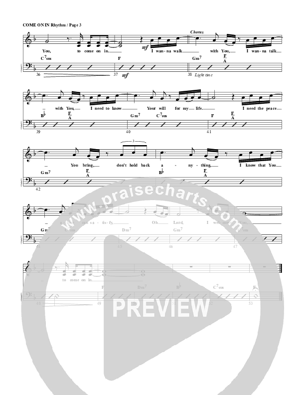 Come On In Percussion (G3 Worship)