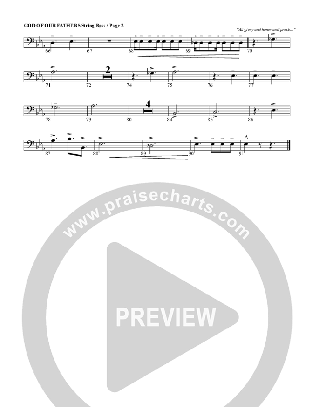 God Of Our Fathers Double Bass (G3 Worship)