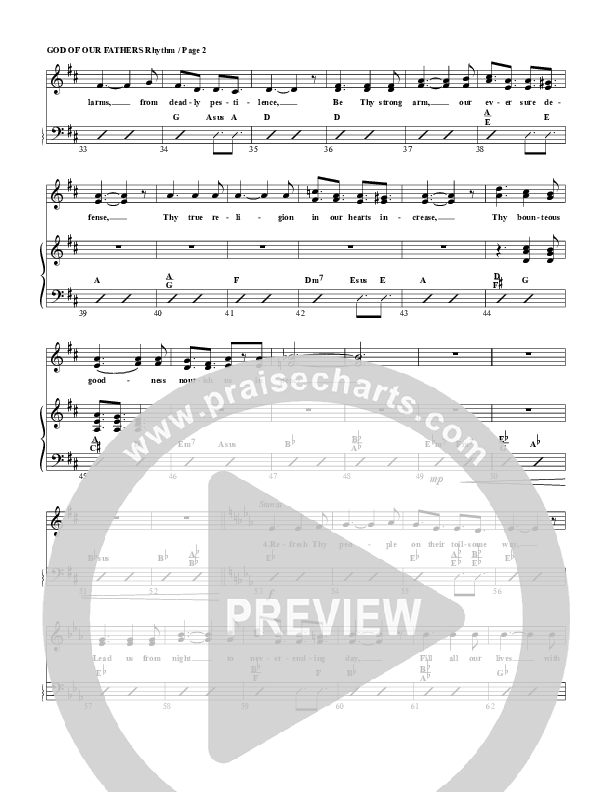 God Of Our Fathers Percussion (G3 Worship)