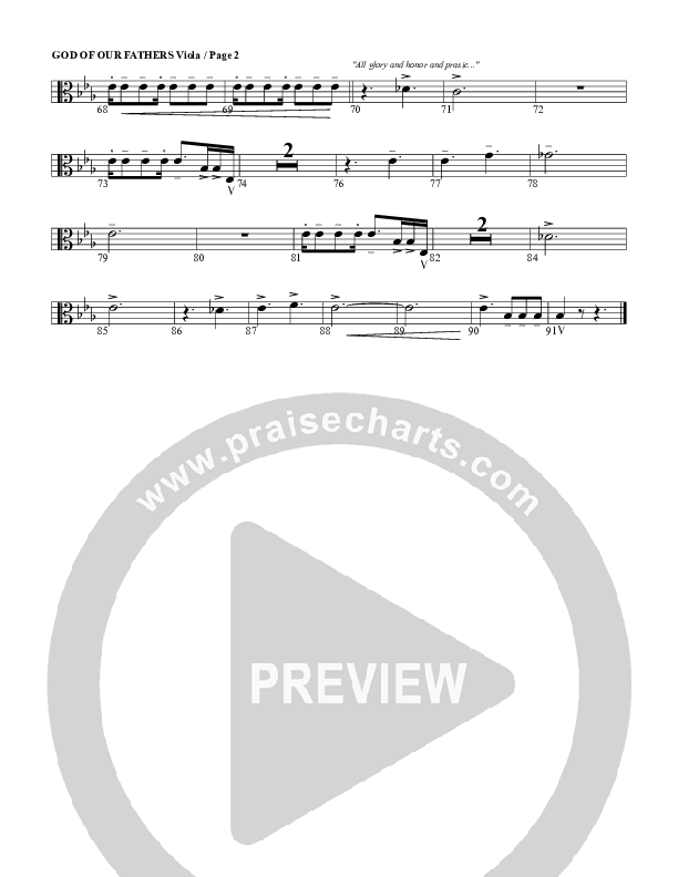 God Of Our Fathers Viola (G3 Worship)