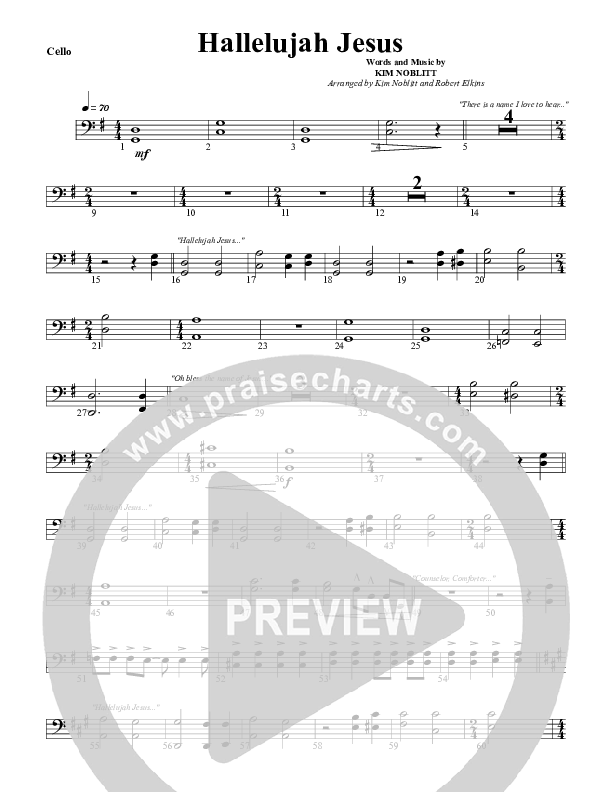 Hallelujah Jesus Cello (G3 Worship)