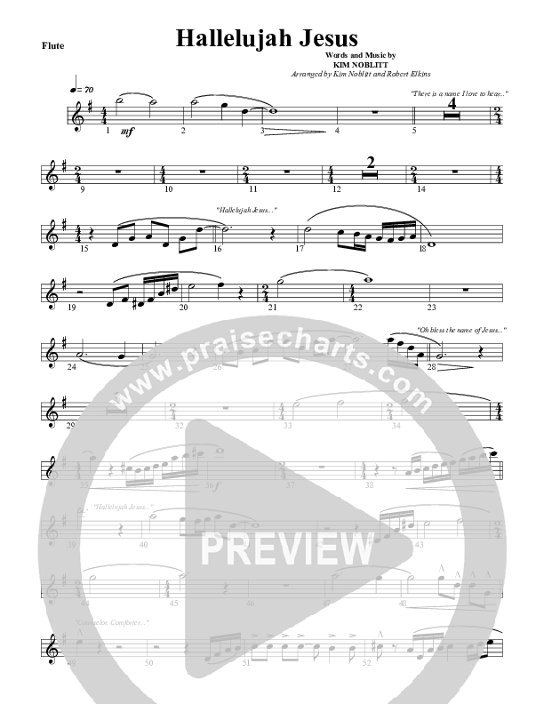 Hallelujah Jesus Flute (G3 Worship)