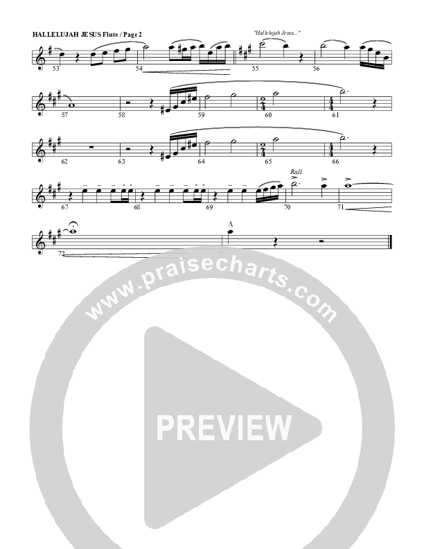 Hallelujah Jesus Flute (G3 Worship)