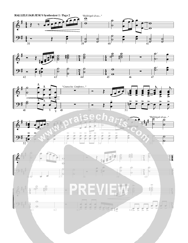 Hallelujah Jesus Synth Strings (G3 Worship)