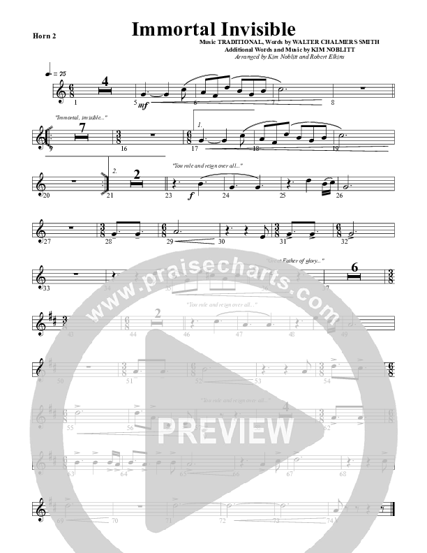 Immortal Invisible French Horn 2 (G3 Worship)