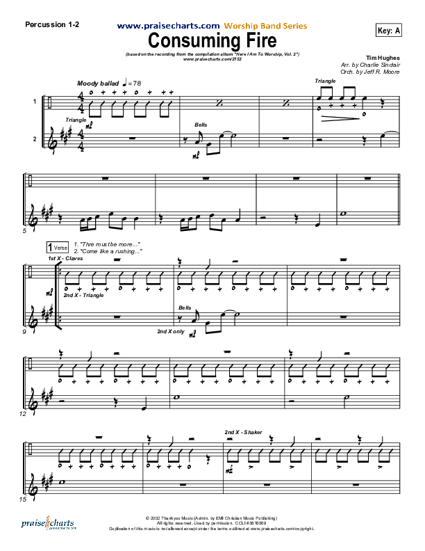 Consuming Fire Percussion 1/2 (Tim Hughes)