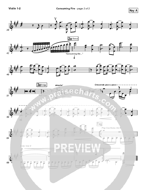 Consuming Fire Violin 1/2 (Tim Hughes)