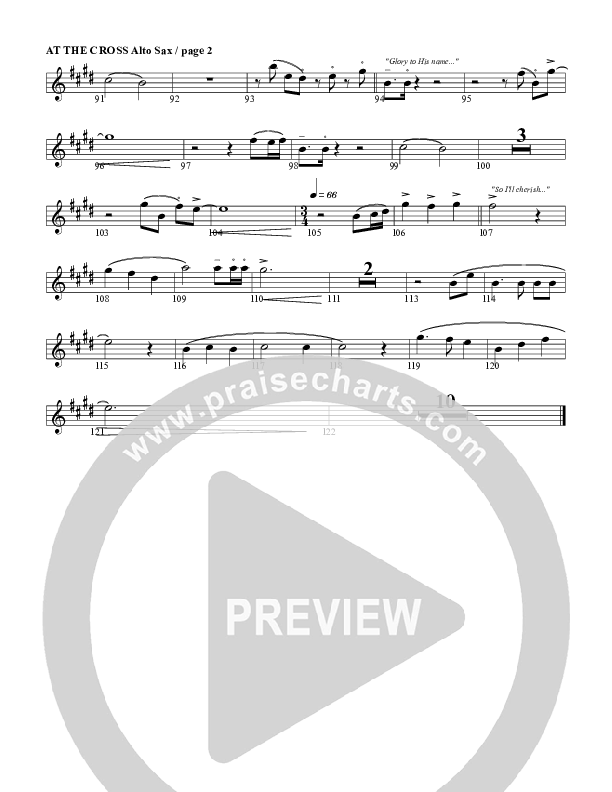At The Cross Alto Sax (G3 Worship)