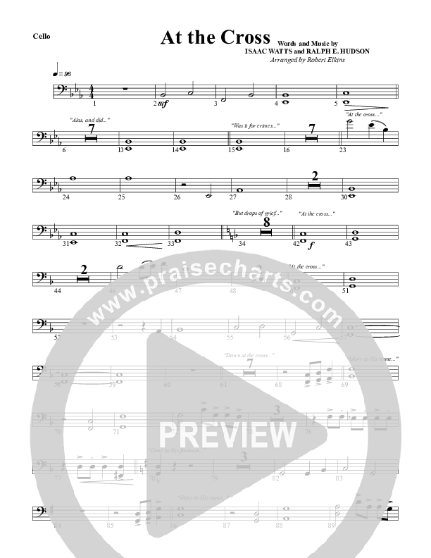 At The Cross Cello (G3 Worship)