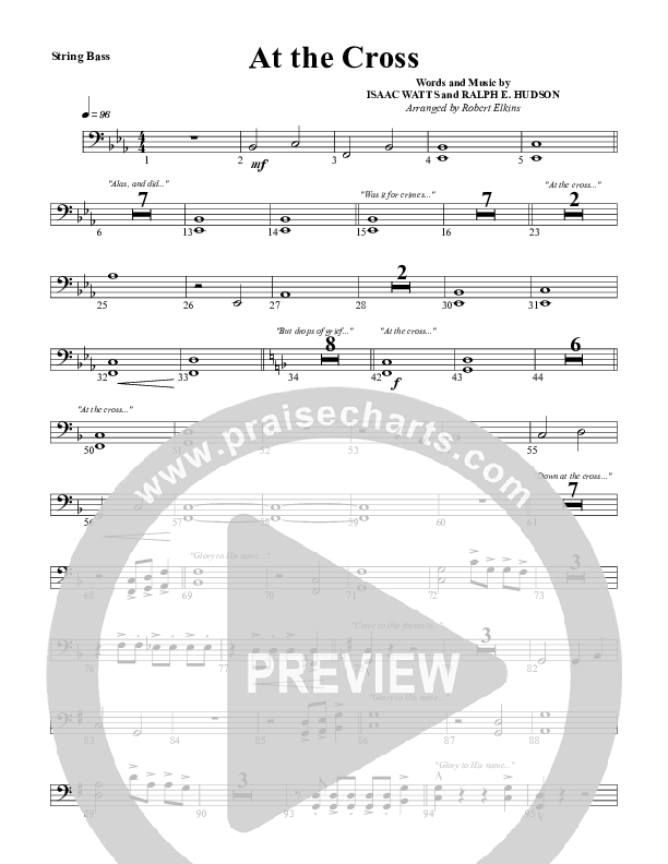 At The Cross Double Bass (G3 Worship)