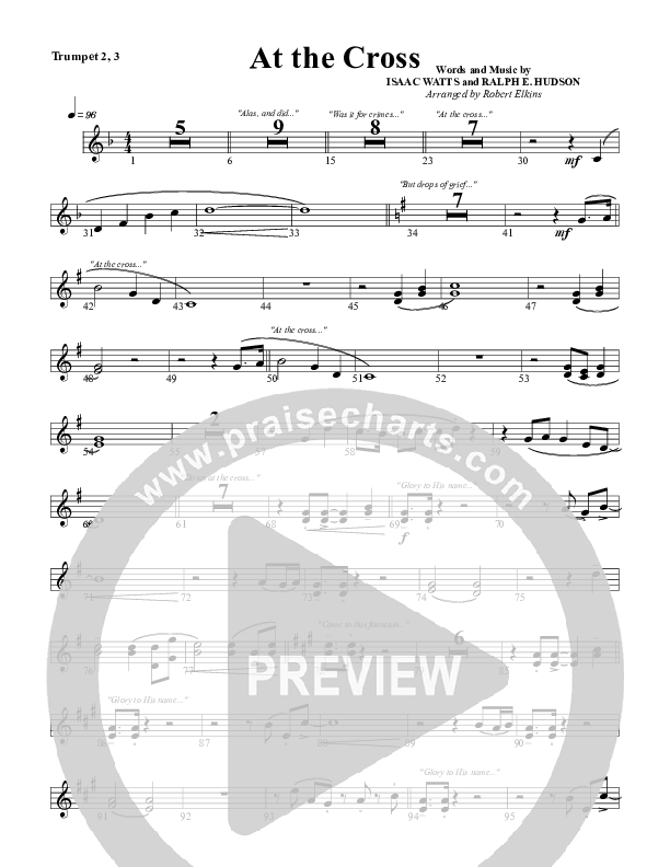 At The Cross Trumpet 2/3 (G3 Worship)