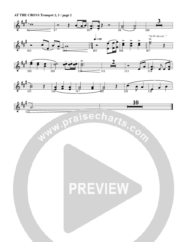 At The Cross Trumpet 2/3 (G3 Worship)