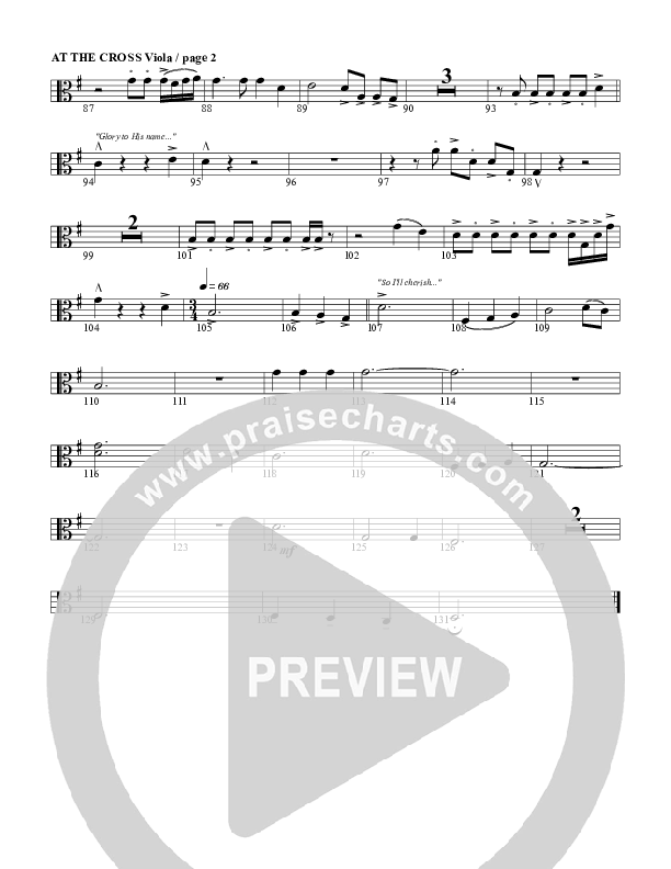 At The Cross Viola (G3 Worship)